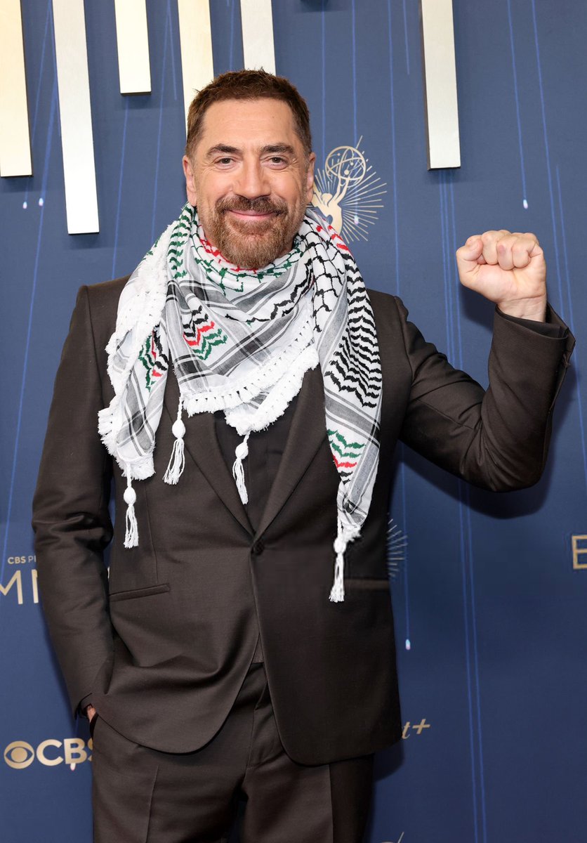 Javier Bardem 
This is it 
🇵🇸Free 
#Emmys
