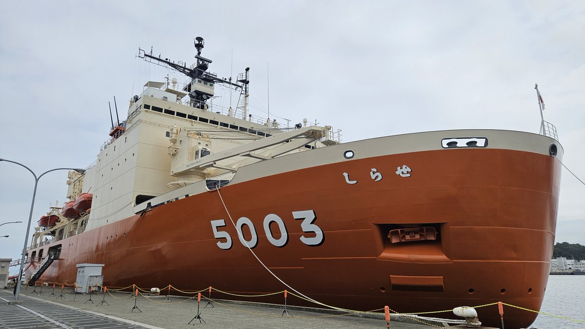 しらせの一般公開行ってきたよー！
ぴっかぴかでしたわ…