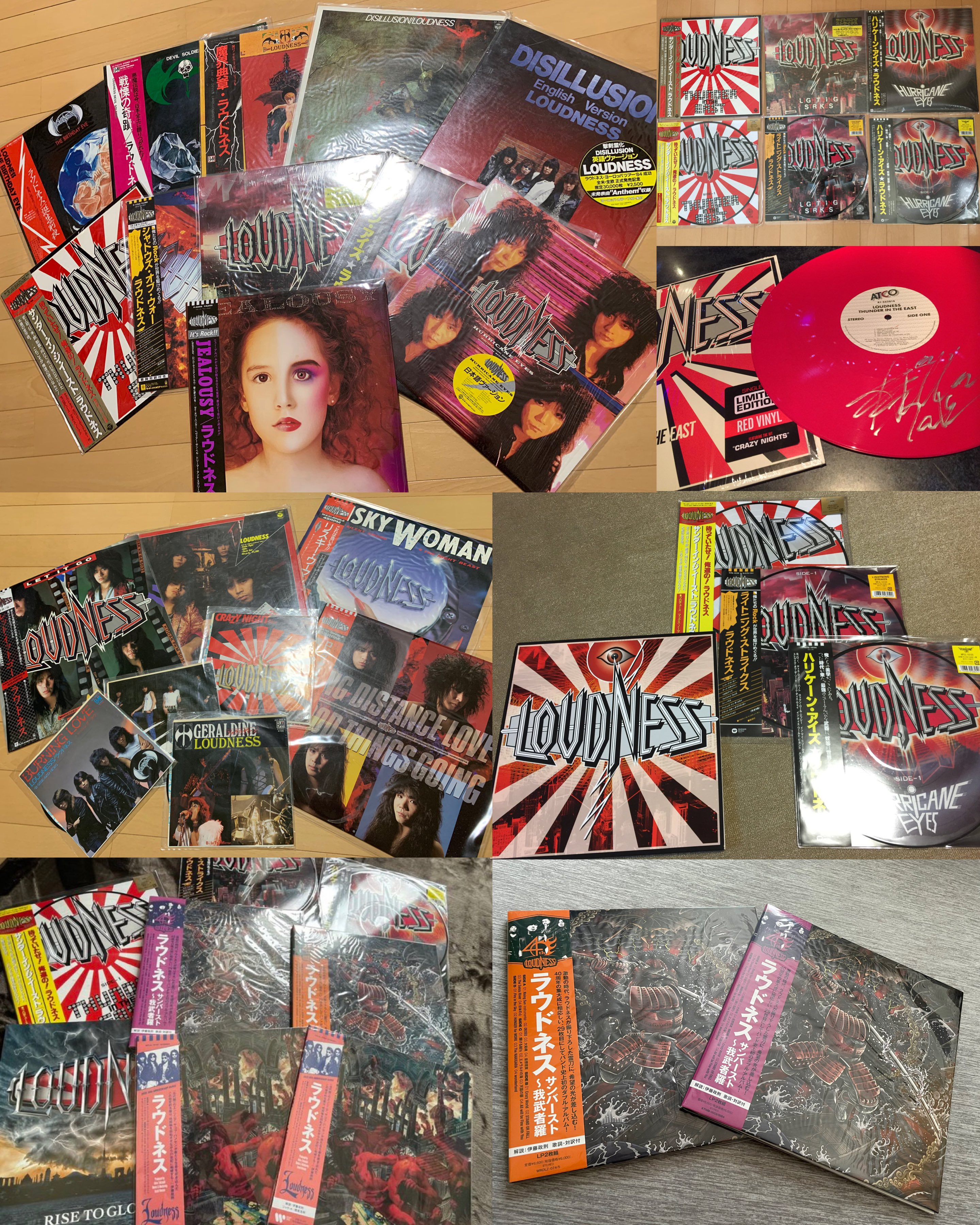 LOUDNESS レコード 8枚セット Yahoo!オークション -「loudnessラウドネス」(レコード) の落札