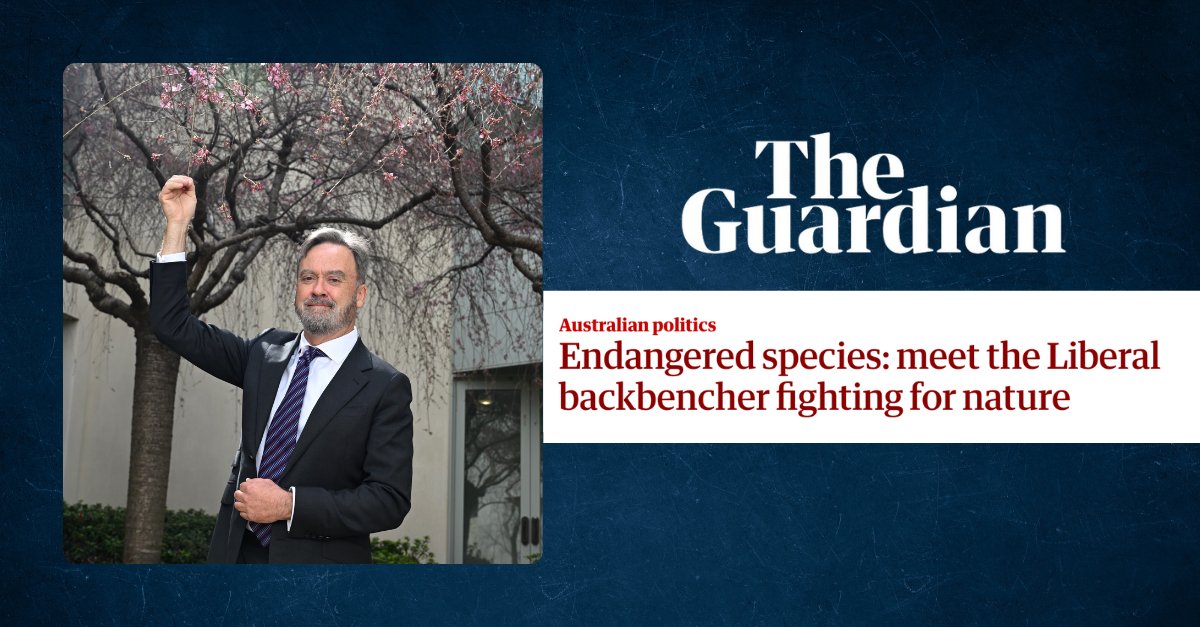 Senator Andrew McLachlan CSC (@almclachlan1) on Twitter photo “The Liberal party should be the natural party of climate action because it is the economically rational thing to do.” — <a href="/Matt_KeanMP/">The Hon. Matt Kean</a> 
Quiet advocacy has run its course. The time for forthright conversations is upon us.
Conservation is a Conservative value. To be Conservative “The Liberal party should be the natural party of climate action because it is the economically rational thing to do.” — <a href="/Matt_KeanMP/">The Hon. Matt Kean</a> 
Quiet advocacy has run its course. The time for forthright conversations is upon us.
Conservation is a Conservative value. To be Conservative
