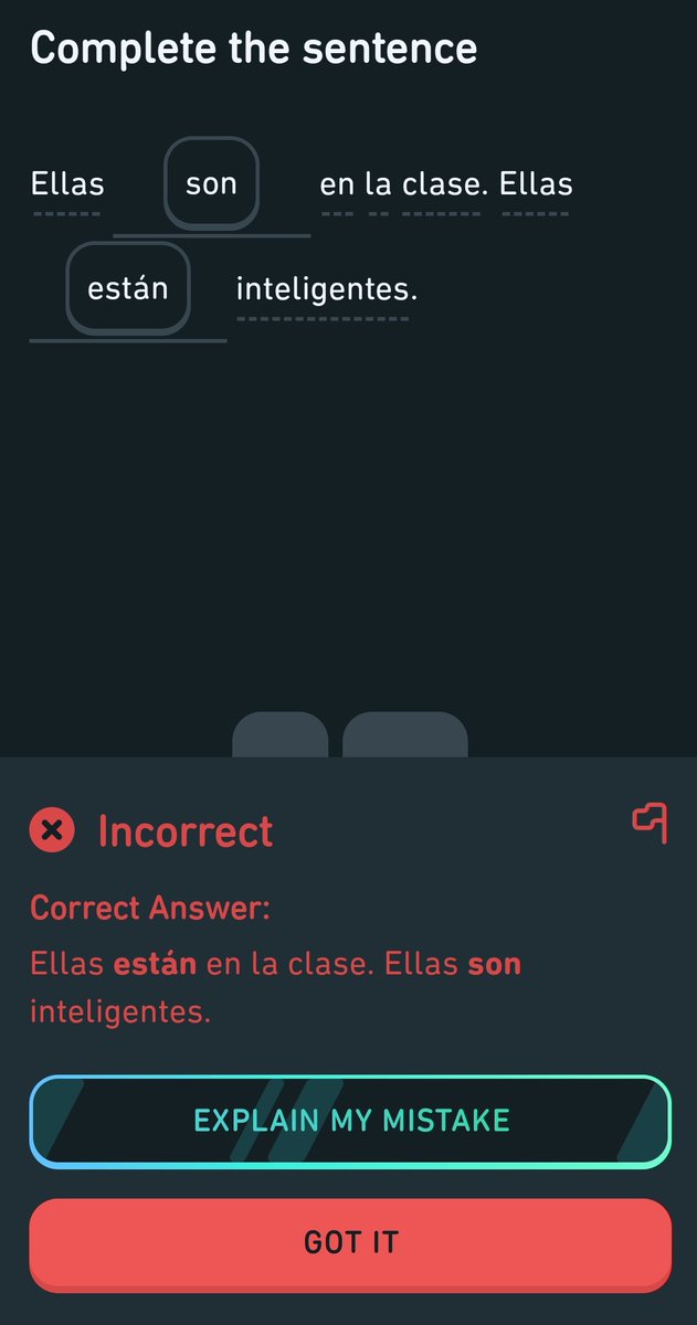 MoeSunShines's tweet photo. Normally they give a whole chart with the forms of each conjunction but they only gave 2 this time so im failing badly....

Ima have to research on my own the reasons for the terms outside of Duolingo https://t.co/NYYj18yJps