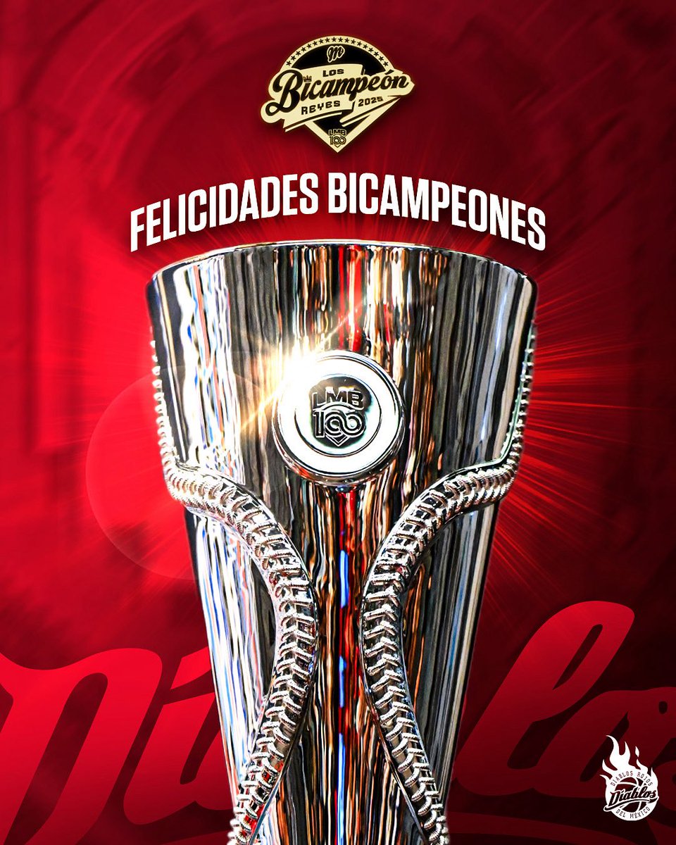 🏆🥹 ¡Felicidades Bicampeones! 

#Campeón #DRM