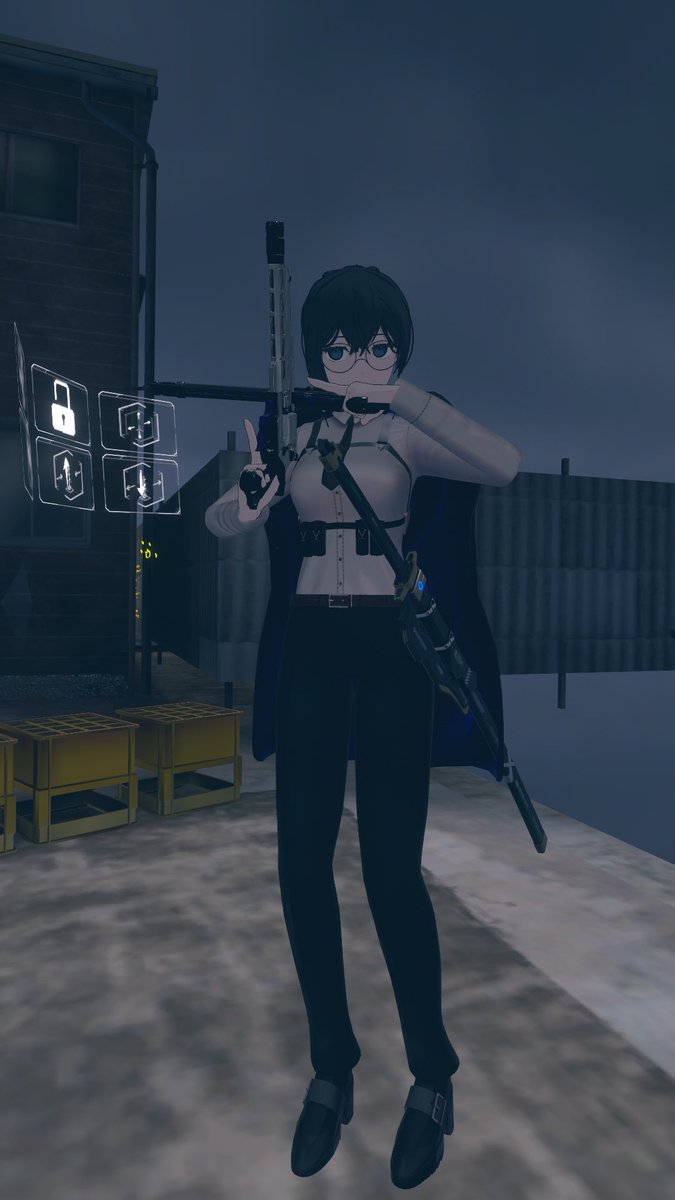 zannenbijin's tweet image. 朝のポピ横でまたオニキス仲間に出逢えたよ～
武装改変しててかっこよかった！
 #onyx_3D