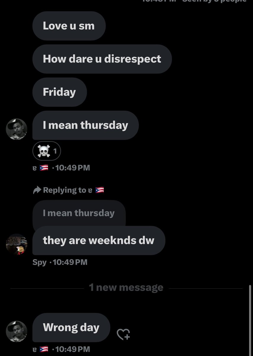 There’s a whole song and mixtape called Thursday and you still messed it up