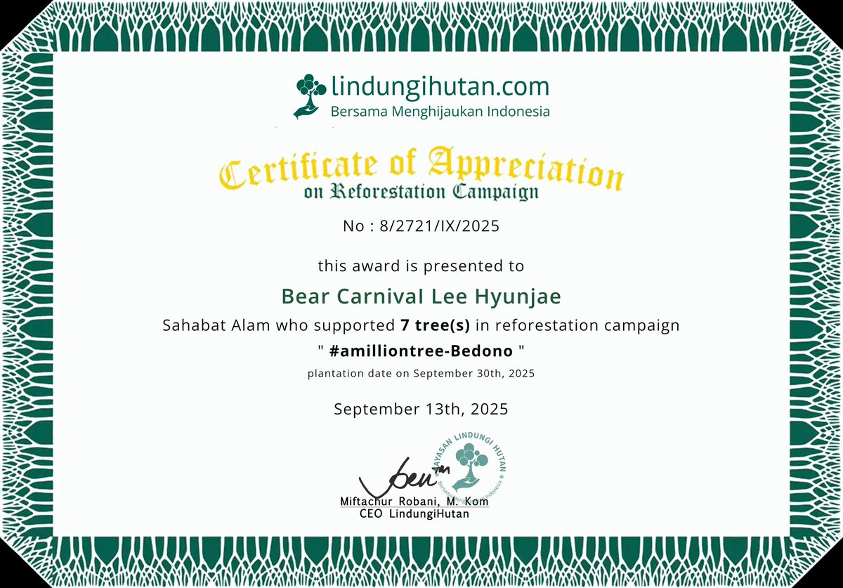 𓂅_ ★  Think of this as our studio lookbook: glossy layouts, teddy entourage, and one bold headline: a gift for the planet under Lee Hyunjae’s name. For his special day, BearCarnivai turns retro futurism into action: 𝗽𝗹𝗮𝗻𝘁𝗶𝗻𝗴 𝘁𝗿𝗲𝗲𝘀 so the future reads brighter. 🌍💚