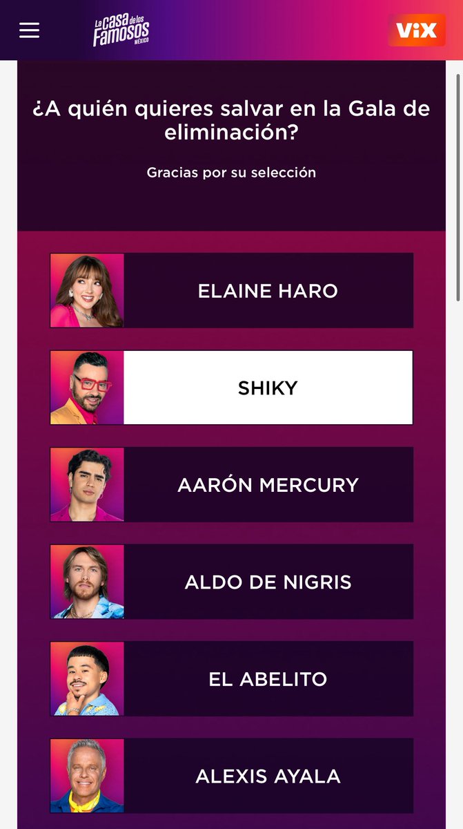 #LCDLFMX  vota! Dale más vida a #ShikySeQueda #shiky 🫶🏾