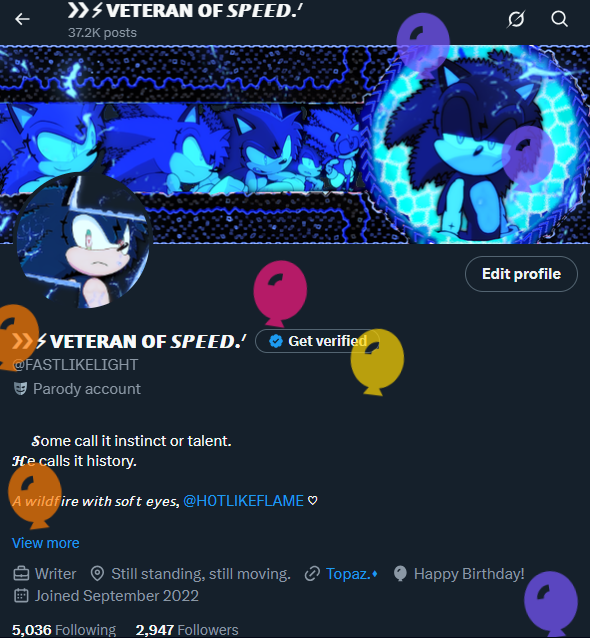 ❯❯ ⚡︎ 𝗩𝗘𝗧𝗘𝗥𝗔𝗡 𝗢𝗙 𝙎𝙋𝙀𝙀𝘿.ᐟ tweet media