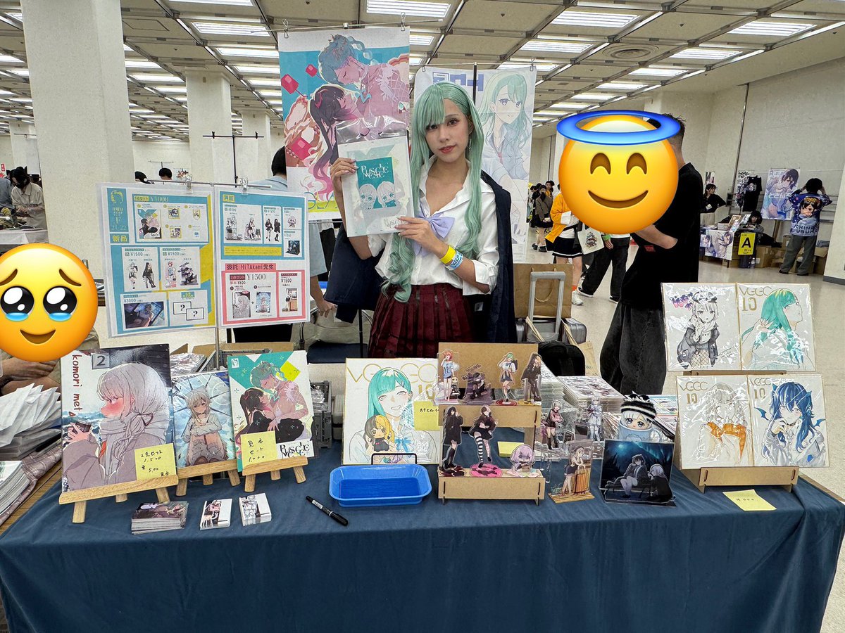 設営完了しました
F - 21-22 [Glassturz]でお待ちしております 💫
よろしくお願いします！！
#VGGC10th