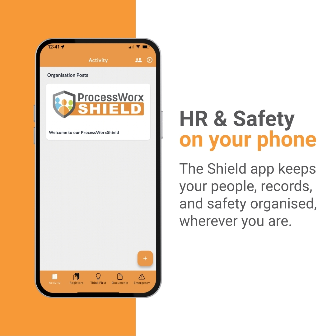 processworx's tweet photo. The ProcessWorxShield App makes compliance simple 🛡️

Forget about paperwork and clunky spreadsheets - ProcessWorxShield is the smarter, easier way to manage HR and safety.

Find out more about how Shield can help your business: https://t.co/gvqP2cq6e4 https://t.co/hXVwfFYl9k