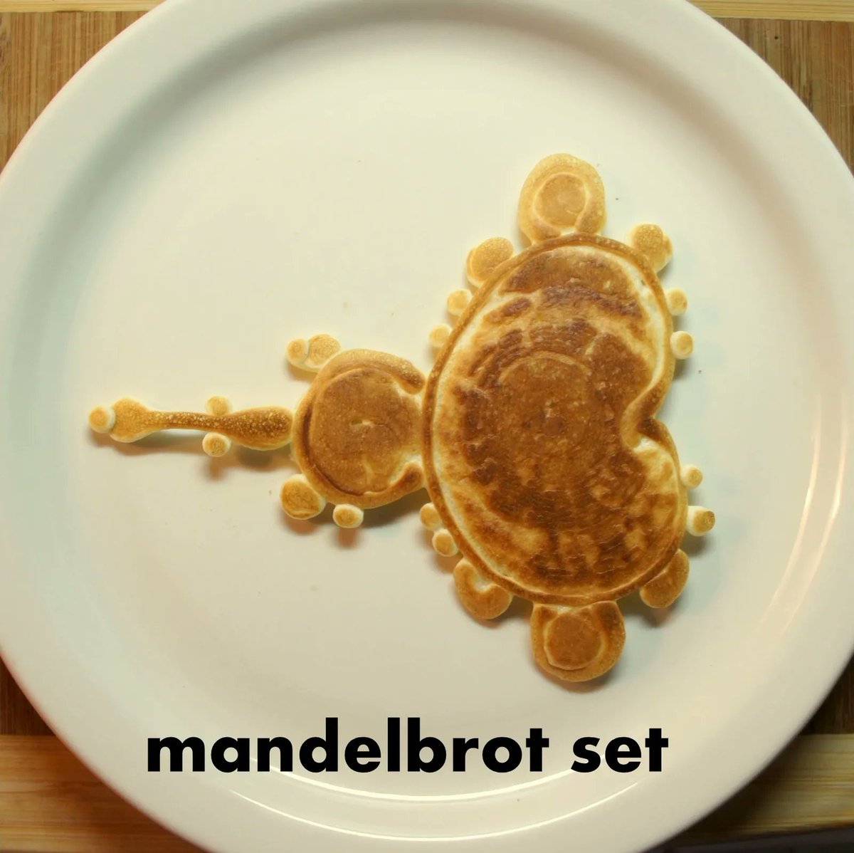 Mandelbrot pancake.