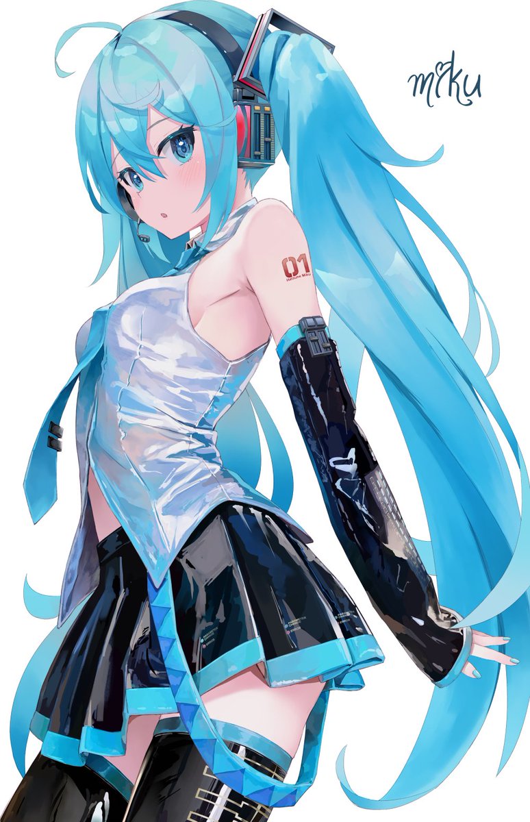 takepon_tw's tweet photo. #三連休はフォロワーさんが増えるらしい 
ミクちゃんを描きます https://t.co/kS7Qk9WzDH