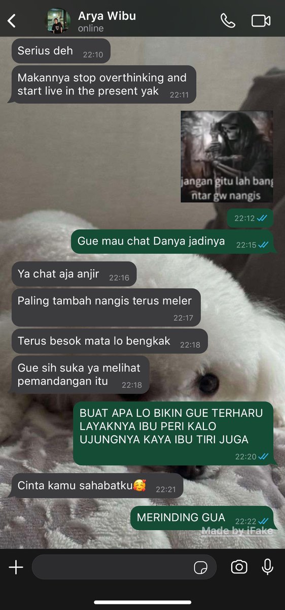 Gitu aja sih dynamic persahabatan arwinarlert dan gojobubat