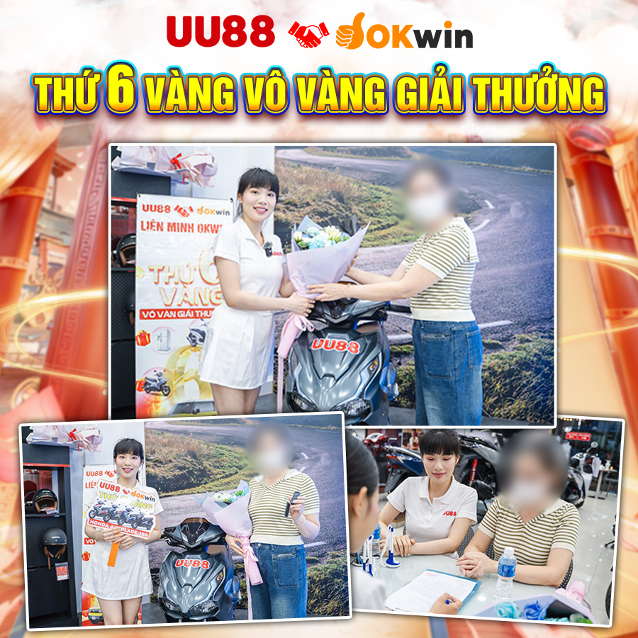 OKwinLIKE's tweet photo. UU88 ❤️OKwin
     Chúc mừng khách hàng đã trúng ngay xe Honda Air Blade khi tham gia sự kiện Thứ 6 Vàng cùng    

 #okwin #LienMinhOkwin #789win #VIPwin #KUwin #98win #32win #789F #TG88 #UU88 #OKfun https://t.co/DdJdYBtlBg