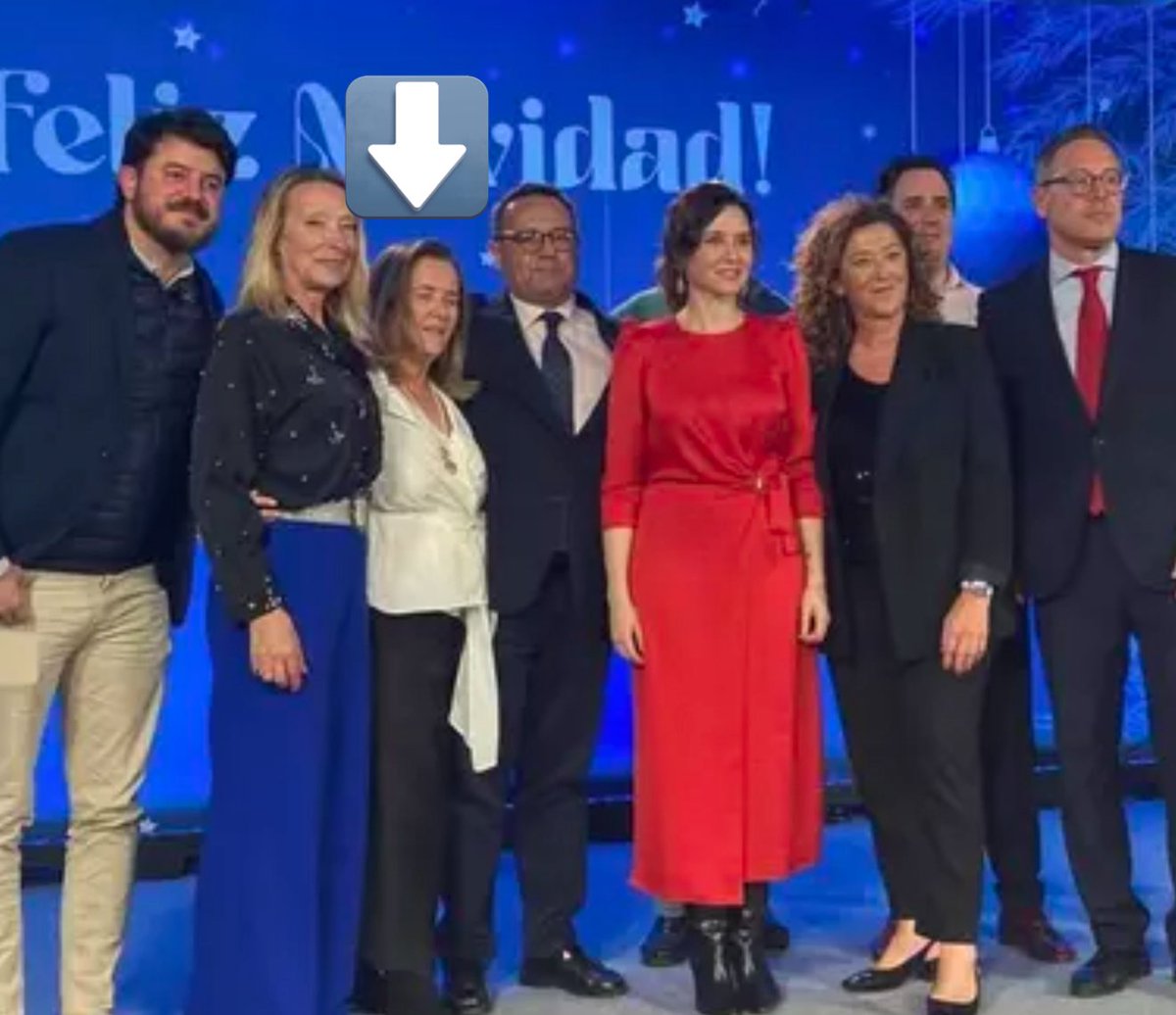 Sagrario Fernández posó para una felicitación navideña oficial junto a la presidenta de Madrid y la élite local del PP de Villaviciosa de Odón.

La peculiaridad de esa foto, fechada el pasado 16 de diciembre y difundida en Instagram por el PP, radica en que Sagrario Fernández,