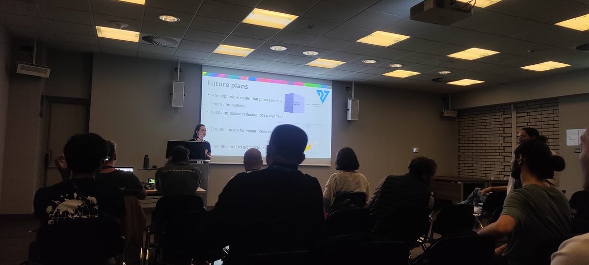 Our #SMASH fellow Iva Međugorac presented her work at the EMS Annual Meeting 2025 — the international conference organized by the European Meteorological Society, held last week in Ljubljana. 🌍🌦️

#MSCA