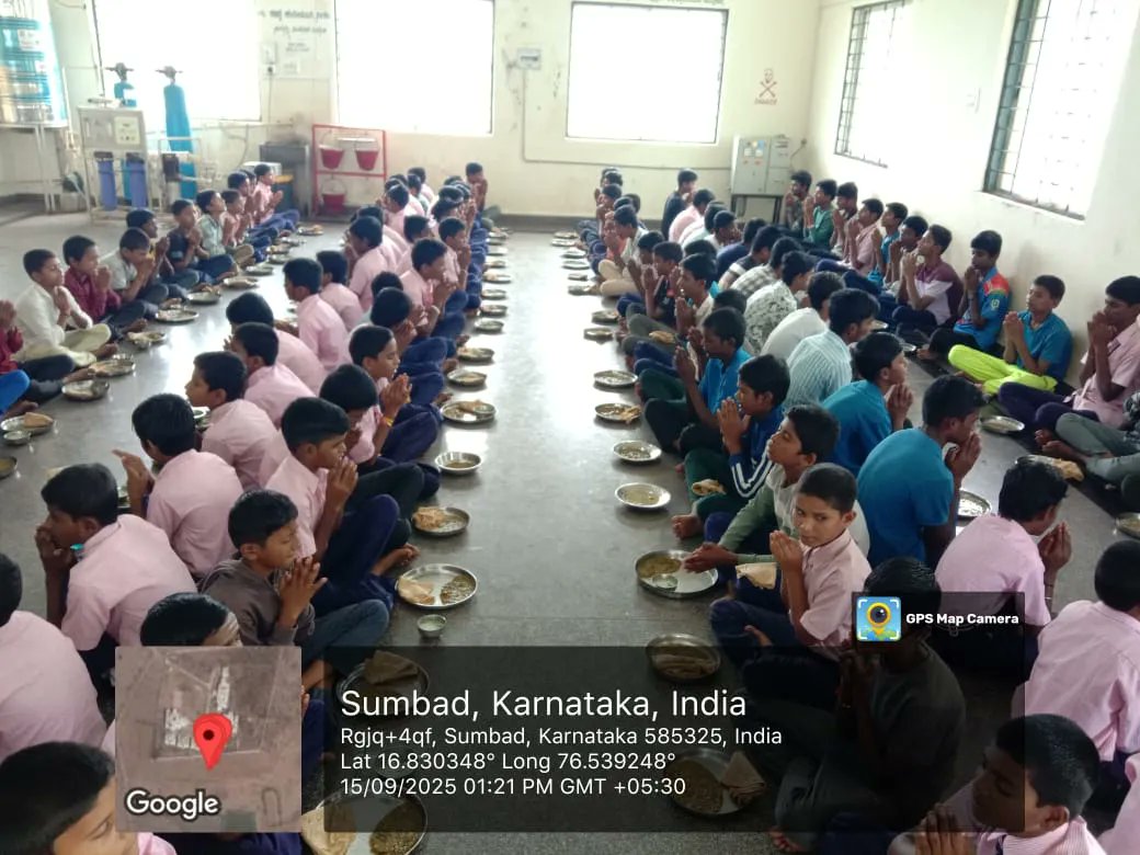 Lunch  #SocialAudit_SWDMeals #SocialWelfare_Karnataka