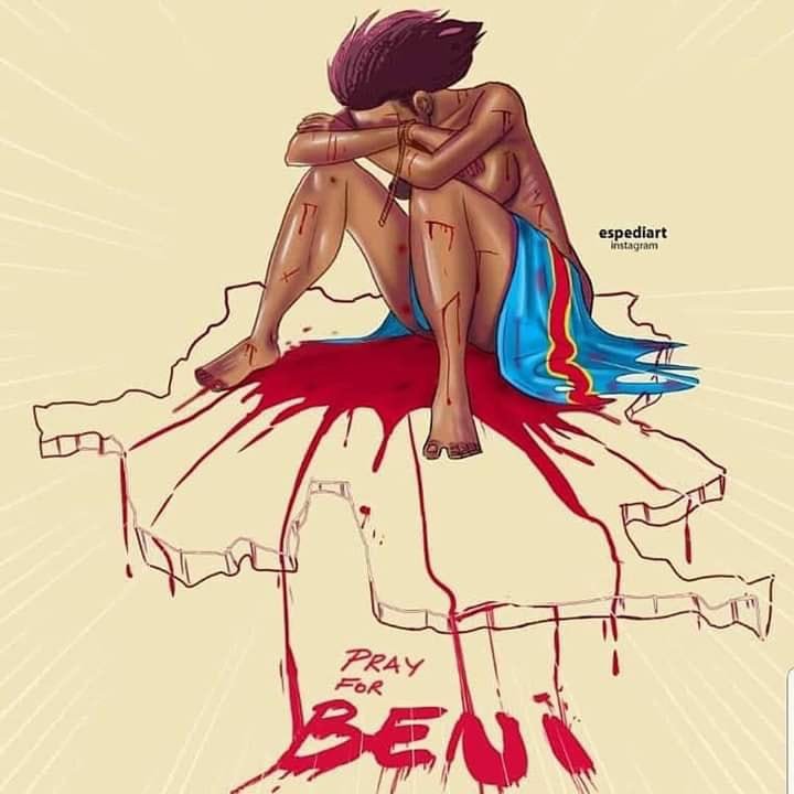 Ntoyo, puis fotodu, aujourd'hui encore c'est Mbau.
On a les noms de tous nos villages sur des listes répétitives de Massacres 😪.
Ça fait mal de devoir supporter de vivre sous le règne de dirigeants aussi incompétents 😭.
Très mal de voir le village de ma mère saigner encore...