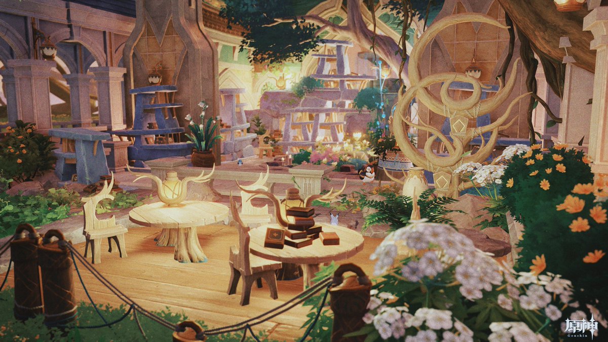 312SAIFU's tweet image. ラウマさんイメージで作ってみました🦌 #塵歌壺 #Sereniteapot #GenshinImpact