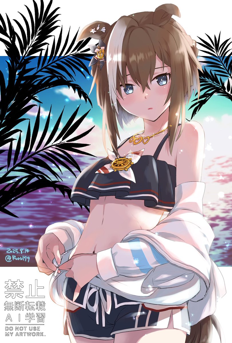 #夏が終わりそうだし今年描いた水着絵を貼ろう 
