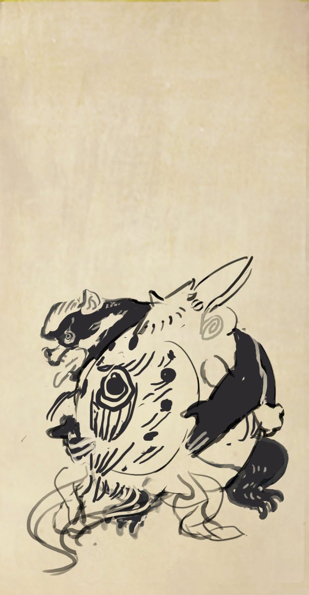 MH_Rise_JP's tweet photo. 【開発原画・ラフスケッチ】掛け軸案 https://t.co/MuFWizKXGV