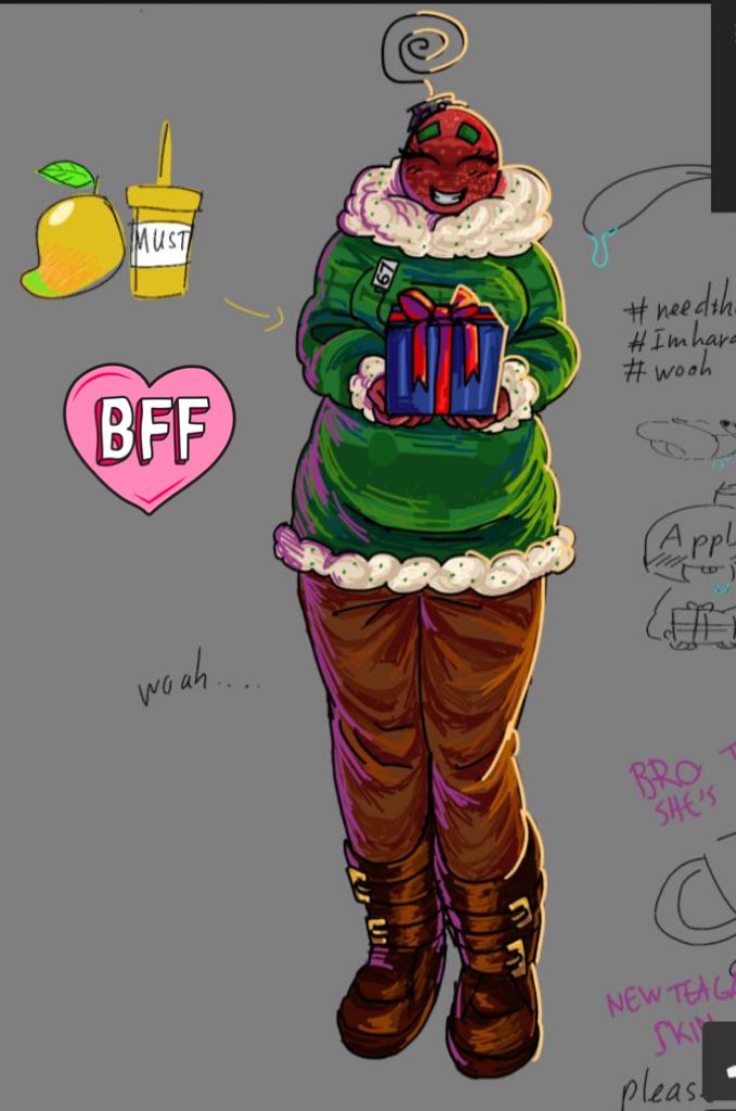 merry christmas bobe for oomf 🍎🍎🍎 who is that