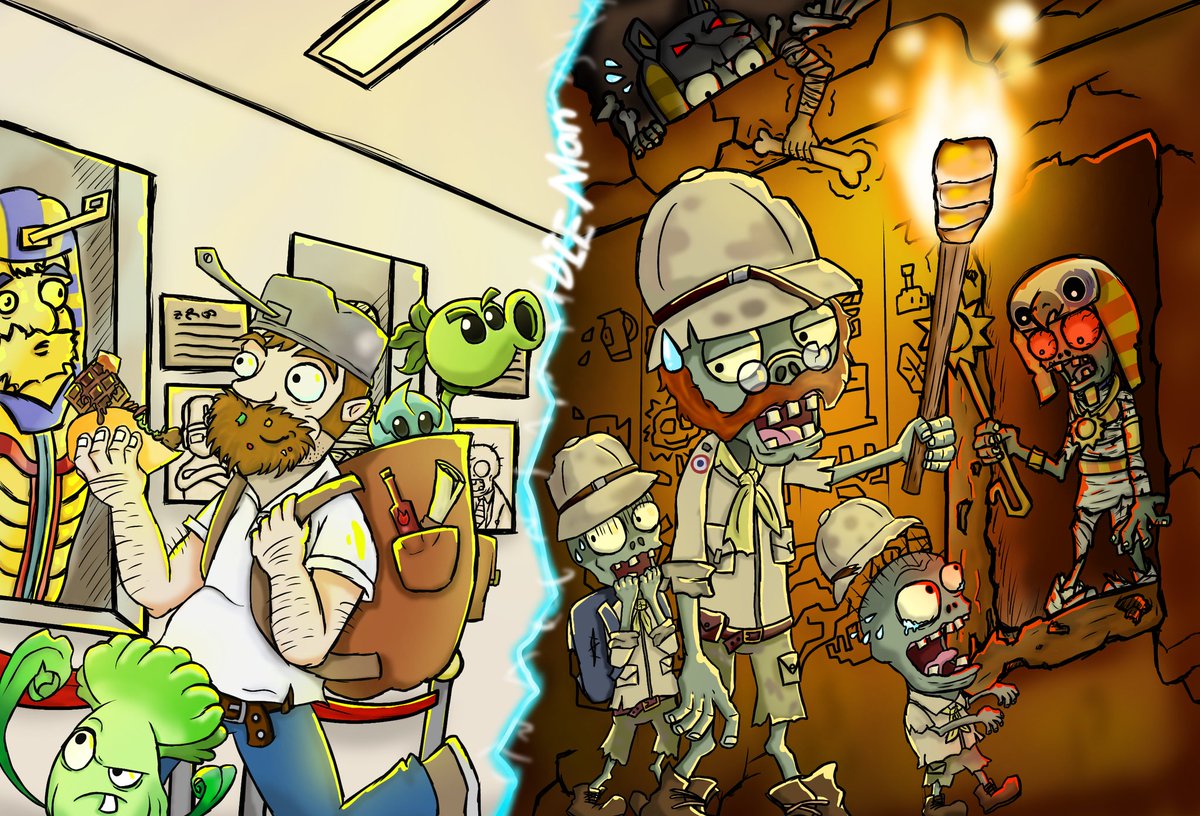 oldLemonx's tweet photo. This work is an entry for the "Camping and Exploration" theme activity of PVZ.植创社
#plantsvszombies #pvzfanart 
#plantsvszombies2 #art https://t.co/HEiAg1zFgd