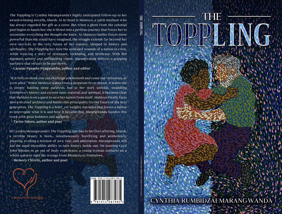 The Toppling is not only a story that promises to captivate and stir, but it is a work that celebrates imagination, courage &amp; the power of storytelling.

 Pre-order from Amazon 
amzn.eu/d/4F3Iae6
Or 
Directly from us 
carnelianheartpublishing.co.uk/product/the-to…

Available in Zim from 26/9/25