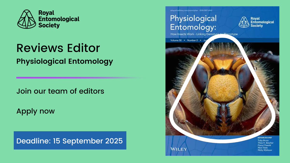 Physiological Entomology tweet media