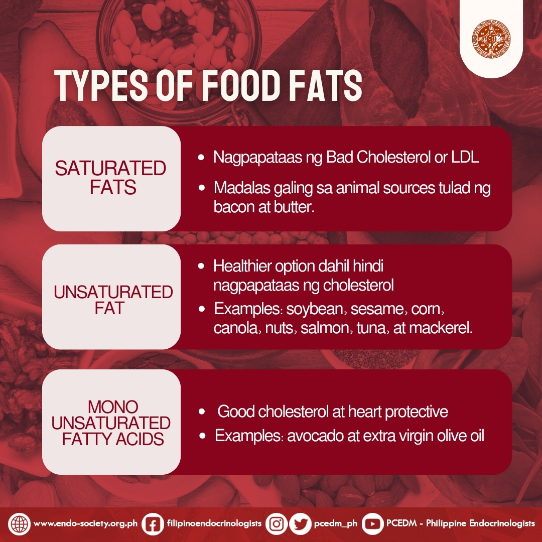 pcedm_ph's tweet image. Ingat sa pagkain ng saturated fats dahil nagpapataas ito ng bad cholesterol.

To know more about food fats, read here: drive.google.com/file/d/1Bo2XOo…

Follow PCEDM for more health-related content.

#PCEDM
#EatSmart