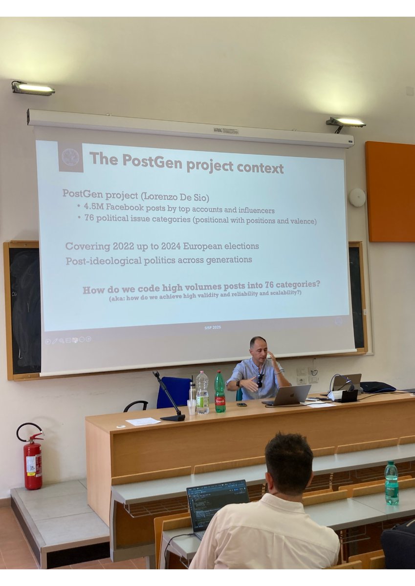 A few pictures from our 4th Biennial Workshop "Methods for Political Science Research in the Age of Artificial Intelligence" (University of Naples, September 3). Thanks to all the participants who presented their interesting and promising projects!