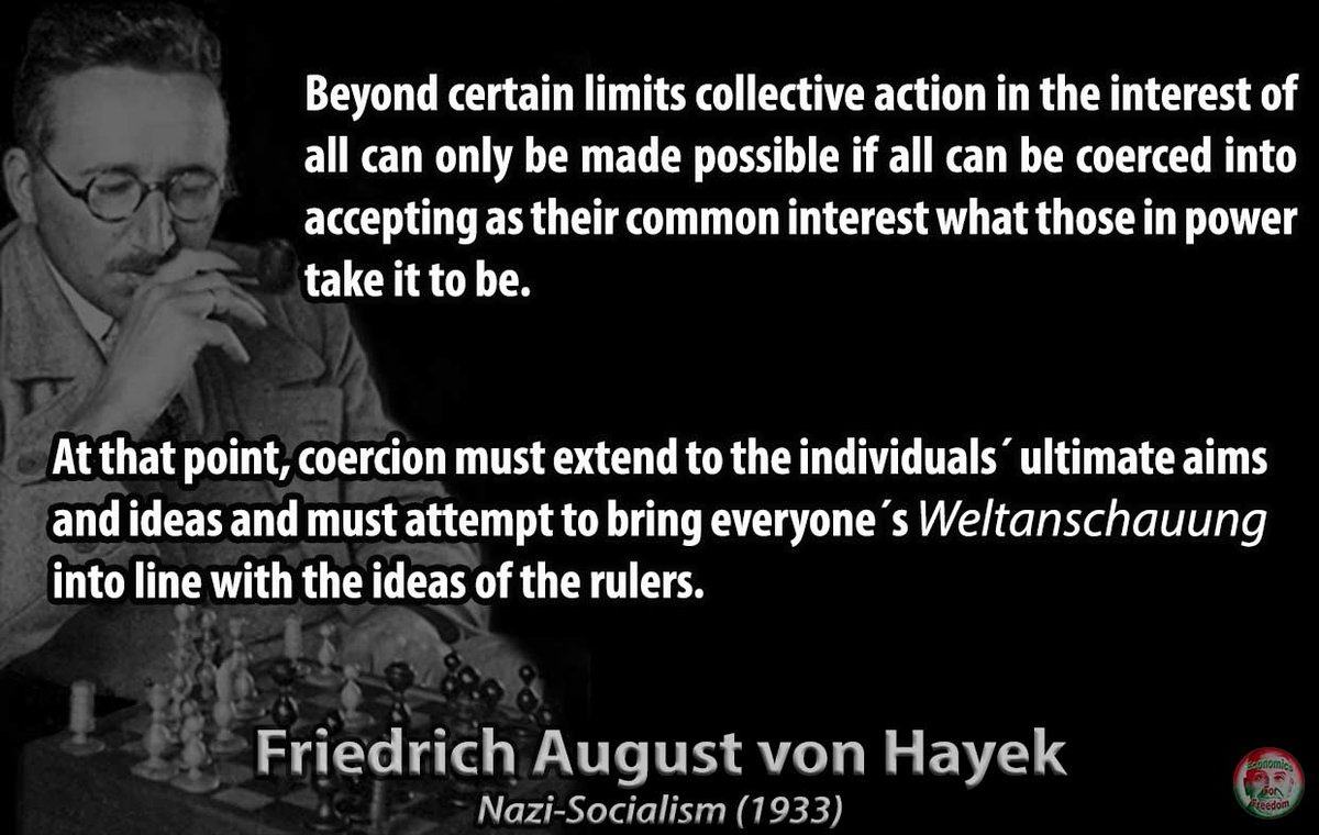 EconomicsForF's tweet image. #Hayek  #Collectivism  #Socialism  #Communism