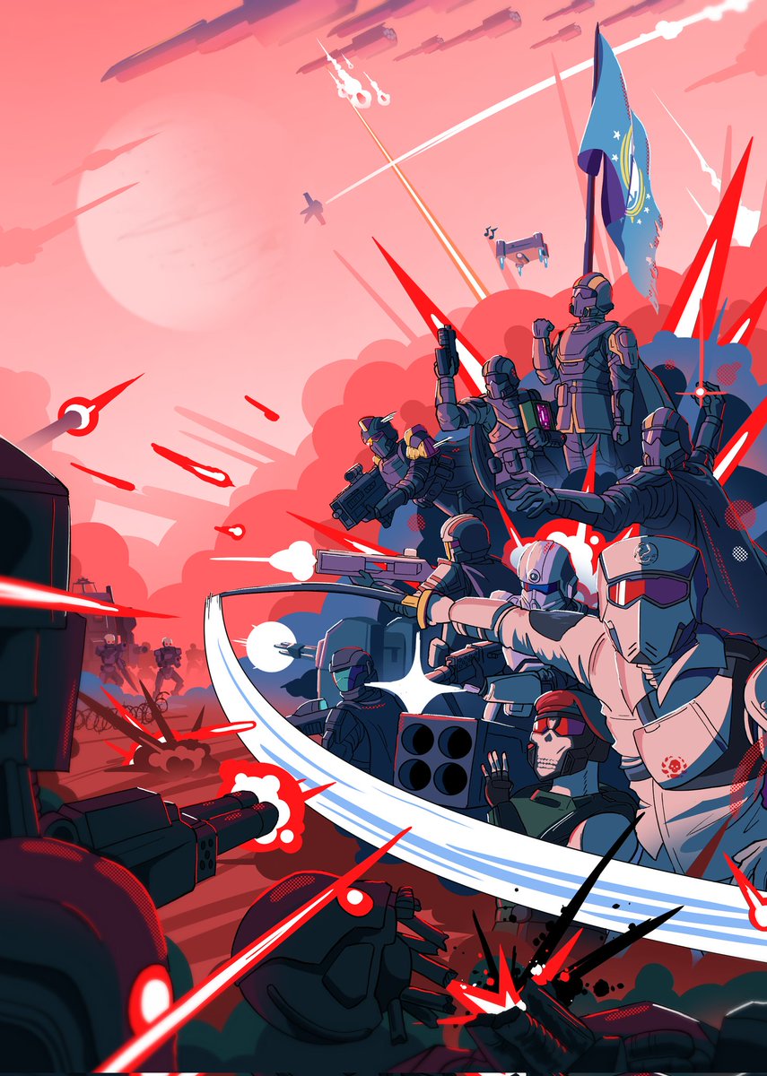 My Helldivers art being reposted on here so might as well put it here too

#Helldivers2 #Helldiversart #helldivers2art #Helldivers2Memes