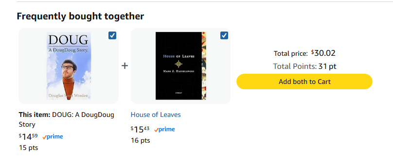 "Frequently Bought Together"

Two immersive, mind-bending thrillers, makes sense