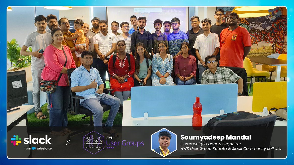imsampro's tweet image. What an amazing day I had at the AWS User Group Kolkata x Slack Community: Kolkata Meetup on September 13, 2025!

linkedin.com/posts/imsampro…

#Imsampro #AWSKolkata #SlackCommunity #SlackCertification #AgentBlazer