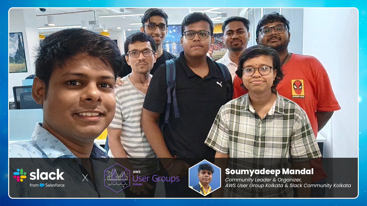imsampro's tweet image. What an amazing day I had at the AWS User Group Kolkata x Slack Community: Kolkata Meetup on September 13, 2025!

linkedin.com/posts/imsampro…

#Imsampro #AWSKolkata #SlackCommunity #SlackCertification #AgentBlazer