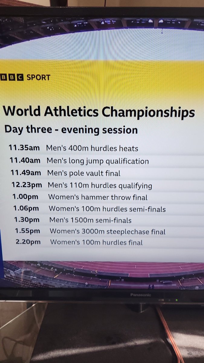 jasondmarchant's tweet photo. We all trust @BBCSport but they can't get the sex of the steeplechasers right. It's the men competing later today. Get it right BBC https://t.co/gtZ0PfohRw