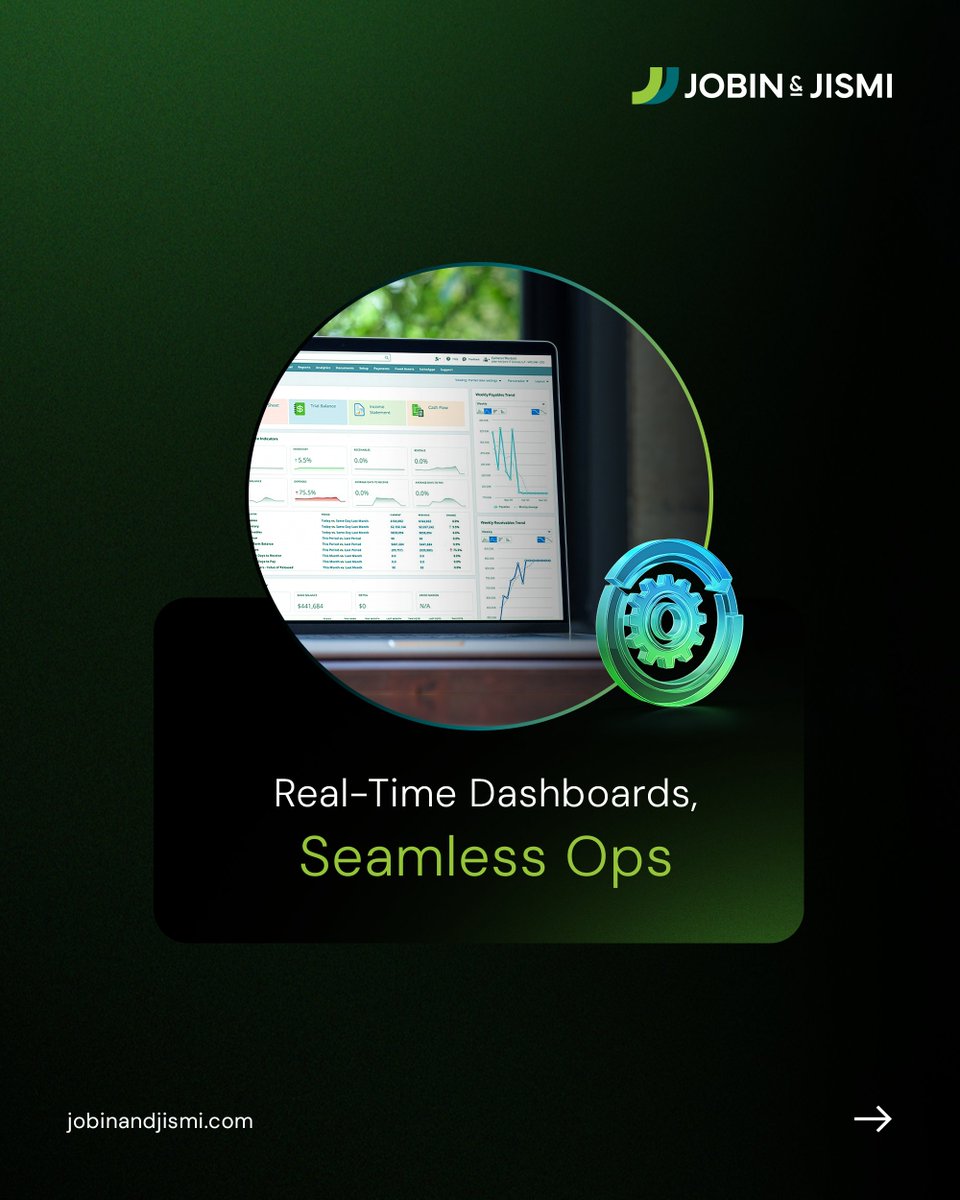 jobinandjismi's tweet image. From uncertainty to confidence. Decisions driven by real-time data.

At Jobin &amp;amp; Jismi, we enable CFOs to achieve financial clarity and agility with the power of NetSuite.

#JobinAndJismi #NetSuiteCloudERP #Retail #NetsuiteImplementation #SuiteConnect #CFO