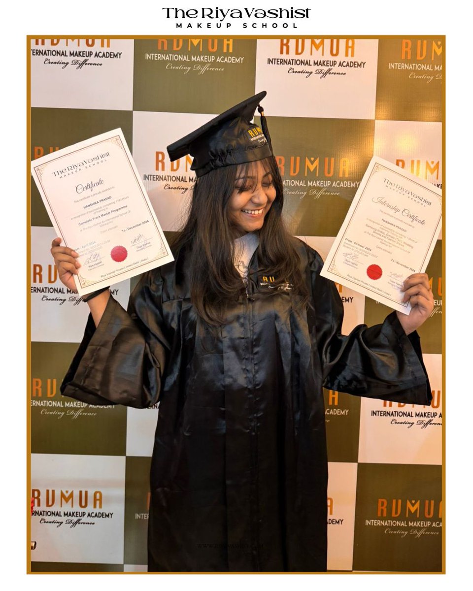 rvmua's tweet image. Success of our talented graduates!
Trained under celebrity makeup artist Riya Vashist, they are now industry-ready professionals.
✨ Advanced Curriculum
✨ Real Client Experience
✨ Guaranteed Internships
✨ 100% Job Assistance

riyavashist.com

#theriyavashist #makeup