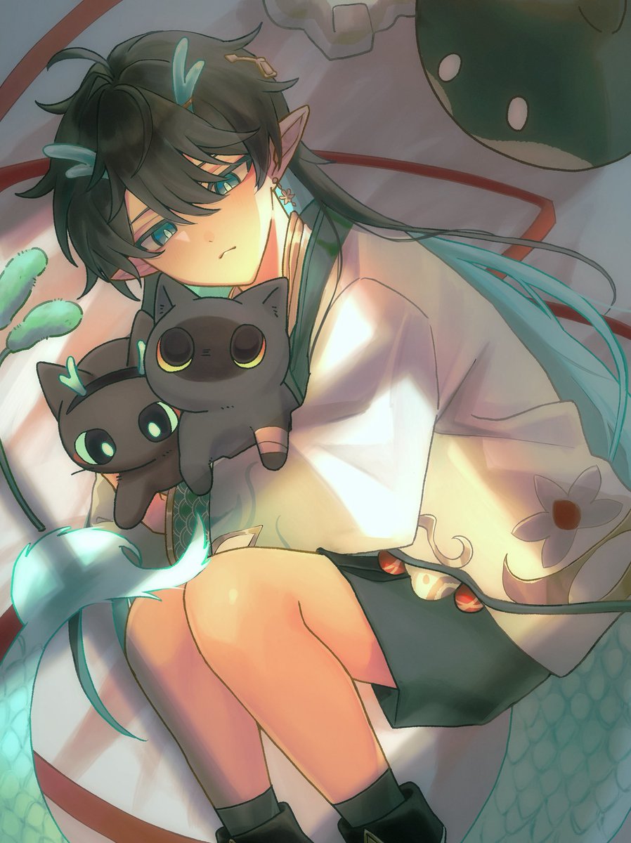 はせたさん（<a href="/08_styan/">80</a> ）とラフ交換でお絵描きしました✨️
人のラフを描くことなんてないから新鮮でとても楽しかったです🙌