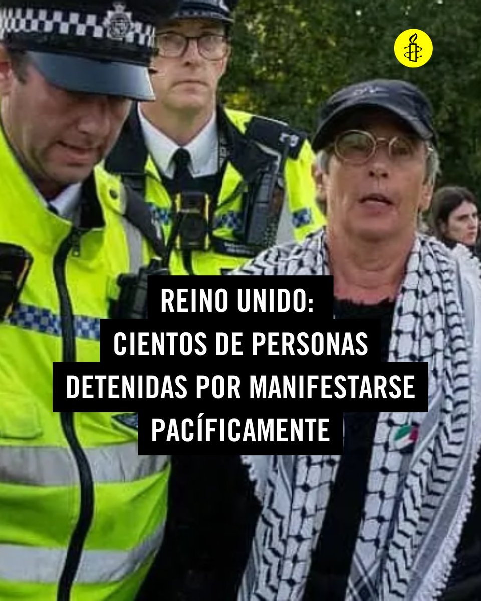 Firma para exigir que Reino Unido deje de criminalizar la protesta pacífica por Gaza. Más de 700 personas han sido arrestadas bajo leyes antiterroristas solo por mostrar su apoyo a Palestine Action. El derecho a protestar es fundamental. ¡Actúa, firma ahora!