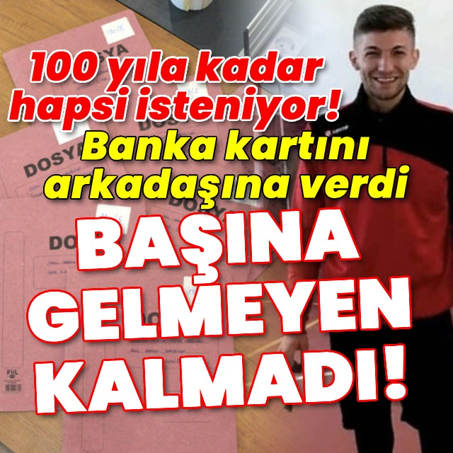 Haberturk's tweet photo. Gümüşhane'de üniversite okurken banka kartını ve mobil banka bilgilerini arkadaşına veren Halil İbrahim Sarıaltun hakkında dolandırıcılık suçlamasıyla 10 ayrı dava açıldı. 

Toplam 100 yıla kadar hapis istenen Sarıaltun'un ilk cezası onandı. 

Avukatı Kemal Yavuz ise, "İrtibat kurulan telefona baktığınız zaman müvekkile ait değil ama para müvekkilinin hesabına geldiği için elde tutulan şey, müvekkil oluyor" dedi https://t.co/EvcEYMlaIs