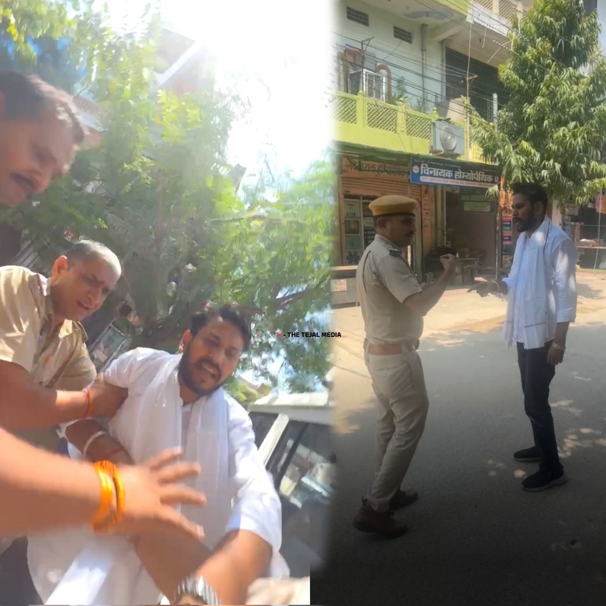 Tejal Media (@premarambhadu) on Twitter photo जयपुर शहीद स्मारक से बड़ी ख़बर!
झालावाड़ स्कूली बच्चों के प्रकरण को लेकर चल रहे धरने में आज अचानक हलचल मच गई। बेरोज़गार युवाओं की आवाज़ बुलंद करने वाले नेता मनोज मीणा को पुलिस ने हिरासत में ले लिया।
मनोज मीणा वही चेहरा हैं, जो भर्ती आंदोलनों में महीनों तक धरनों पर डटे रहे और जयपुर शहीद स्मारक से बड़ी ख़बर!
झालावाड़ स्कूली बच्चों के प्रकरण को लेकर चल रहे धरने में आज अचानक हलचल मच गई। बेरोज़गार युवाओं की आवाज़ बुलंद करने वाले नेता मनोज मीणा को पुलिस ने हिरासत में ले लिया।
मनोज मीणा वही चेहरा हैं, जो भर्ती आंदोलनों में महीनों तक धरनों पर डटे रहे और