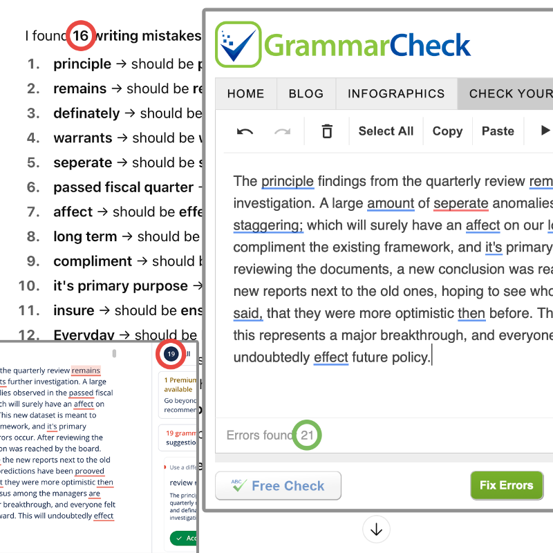 GrammarUpdates's tweet photo. This grammar checker catches errors others miss!