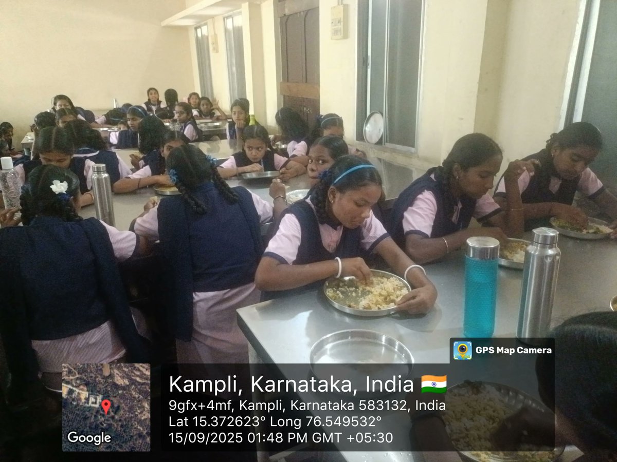 Lunch  #SocialAudit_SWDMeals #SocialWelfare_Karnataka