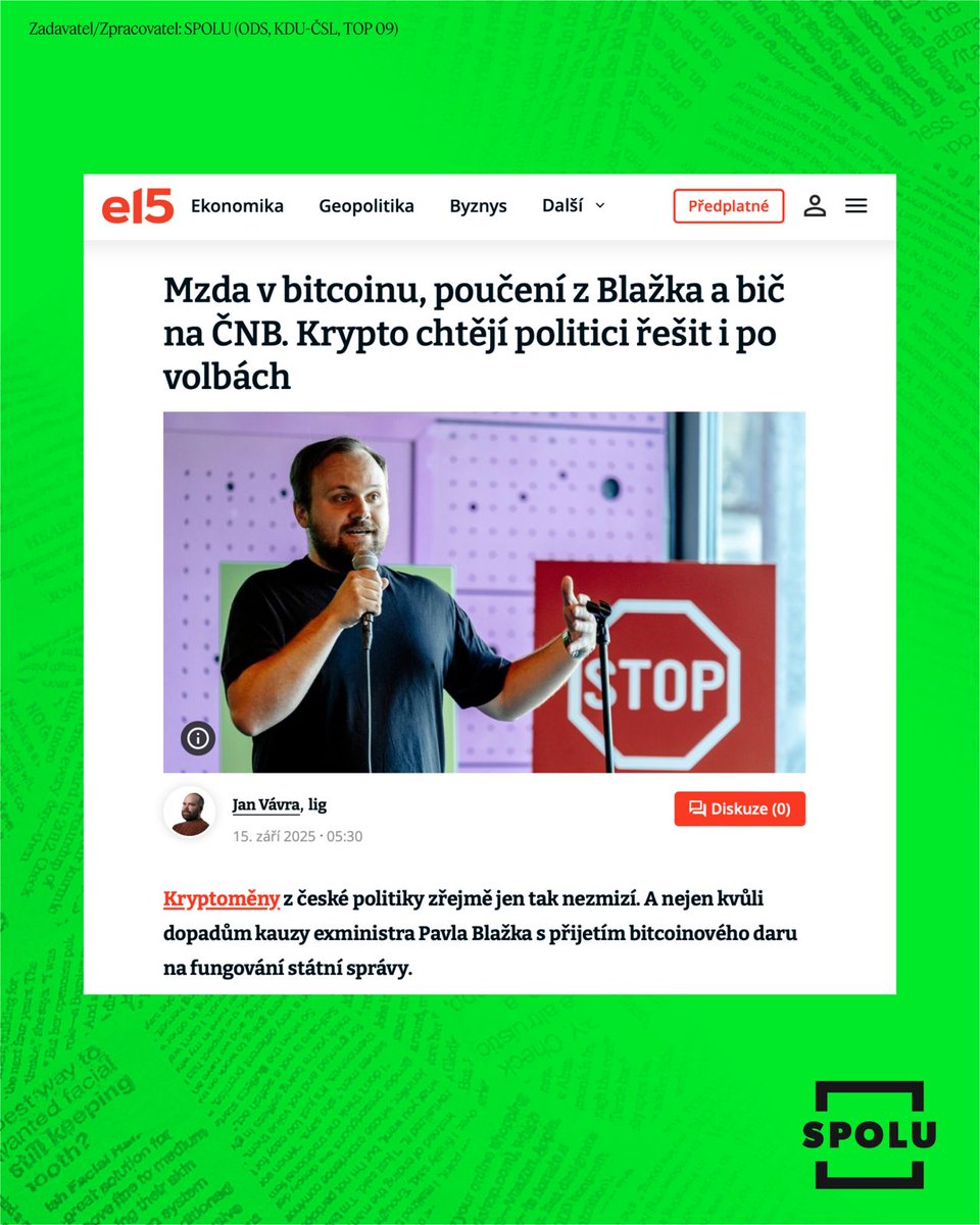j_havranek's tweet photo. V tomhle rozhovoru je hromada důležitých věcí, ale jedna fakt nesmí zapadnout 👇

Když jsme chystali zákon o digitalizaci finančního trhu (MiCA, DORA, atd.) a jednotlivé pozměňováky, cíl byl jasný: aby české firmy žádaly o licenci doma a aby přívětivé prostředí přitáhlo i hráče ze zahraničí. Čekali jsme zhruba 20 žádostí. Dorazilo jich 229! 🤩

Kolik subjektů řízením projde, to ukáží následující týdny a měsíce. To hlavní ale platí: dělat zákony s vizí (i když někomu může přijít přestřelená) má smysl. 👍

Díky za podporu! 🙏