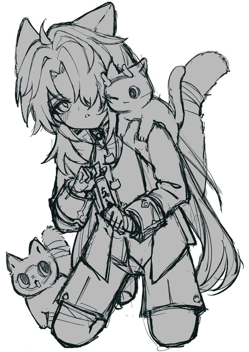 まにさんとラフを交換して描きました🥳
なんだか天才になった気分です

まにさん!!!!▶︎<a href="/mani_uni02/">まに︎︎☁通販受付中</a>