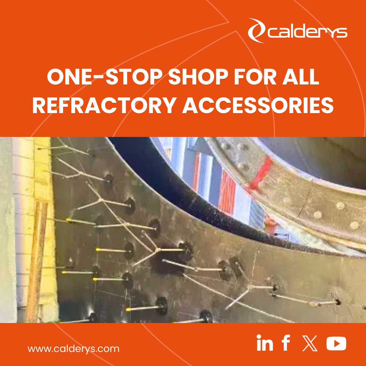 calderys's tweet image. Anchors, insulating blankets, boards, fibers – Calderys is your one-stop shop for all refractory accessories. Quality materials for reliable performance. 
 
➡️ Explore our full range: calderys.com/index.php/acce…
#WeAreCalderys #RefractorySolutions