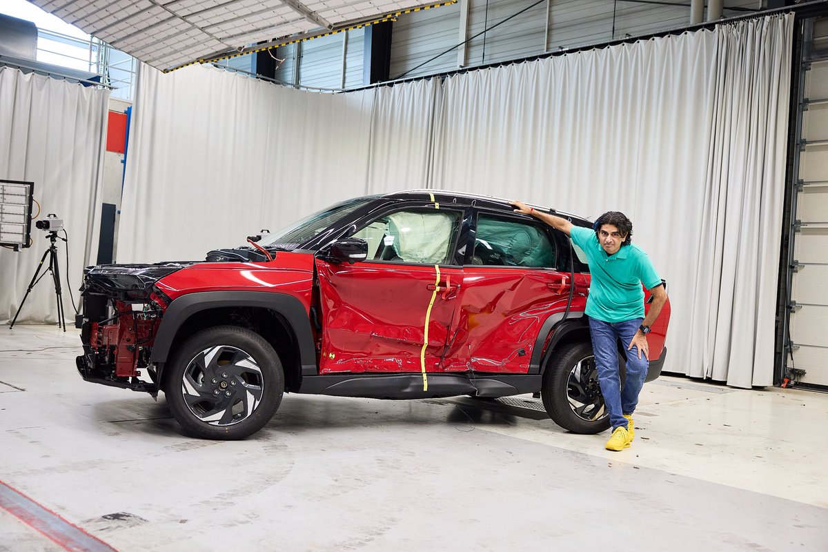 sidpatankar's tweet image. #BREAKING As promised: another big crash test result. Maruti Suzuki Victoris. Tested by @GlobalNCAP and tested comprehensively. How did it do? 
SVP 

#MarutiSuzuki #CrashTest #Victoris #CompactSUV #hybrid #marutisuzukivictoris #globalncap #SaferCarsForIndia