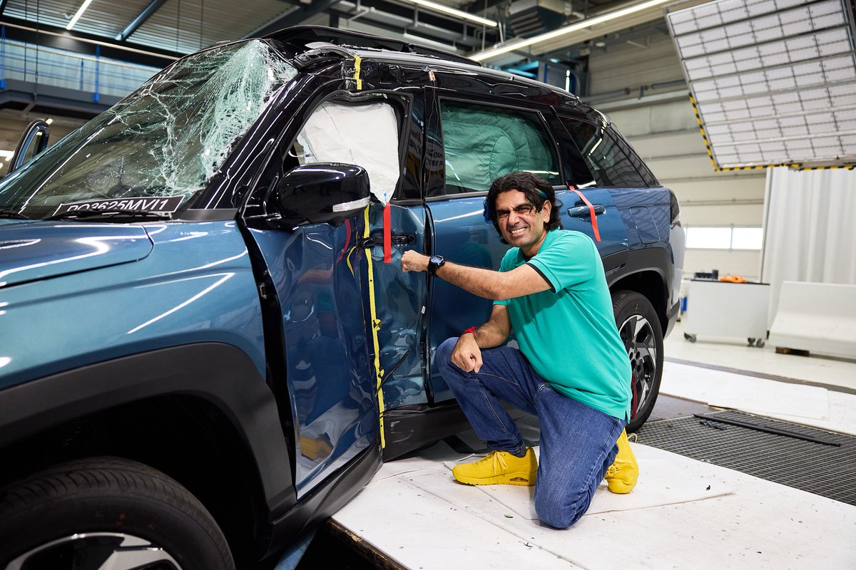 sidpatankar's tweet image. #BREAKING As promised: another big crash test result. Maruti Suzuki Victoris. Tested by @GlobalNCAP and tested comprehensively. How did it do? 
SVP 

#MarutiSuzuki #CrashTest #Victoris #CompactSUV #hybrid #marutisuzukivictoris #globalncap #SaferCarsForIndia
