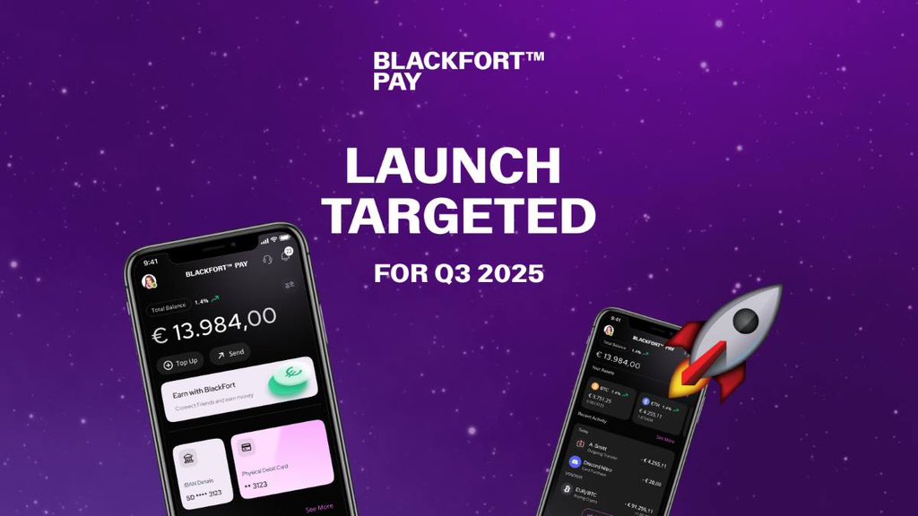 MarkBlackfort's tweet photo. A fresh week, fresh energy 🌞🚀
Heads up, Knights—this Friday, Sept 20th, we’ve got a webinar lined up. @BlackFort CEO will be sharing updates on the upcoming @BlackFortPay launch and what’s ahead.

Stay plugged in 👀✨

#BlackFort #BlackFortPay #BXN

TG: https://t.co/31tSVYFtgK https://t.co/sfxDDAy6Bn